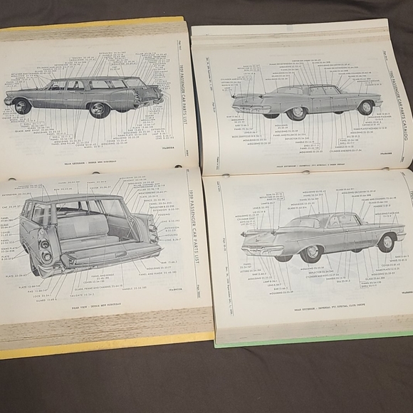 Original 1959&60 Mopar Passenger Car Parts Catalog - Picture 9 of 12
